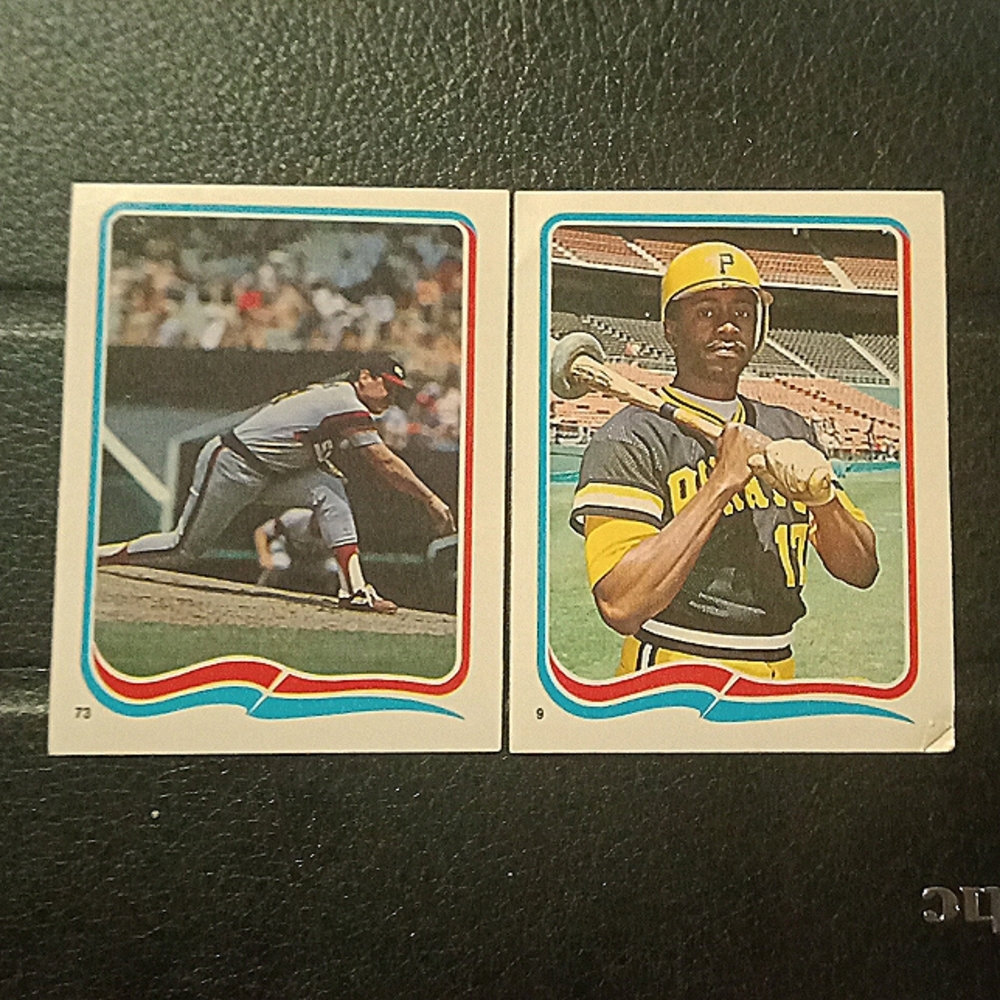 Baseball Star stickers 2 pack Lee Lacy #9 of #126 & Tom Seaver #73 of 126